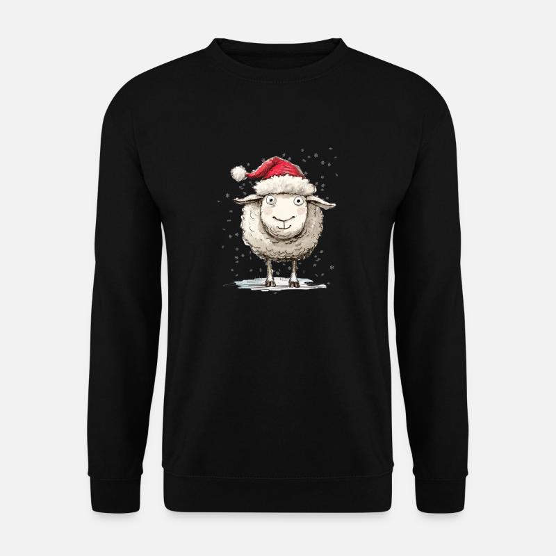 Mouton de Noël - Sweat-shirt Unisexe - noir