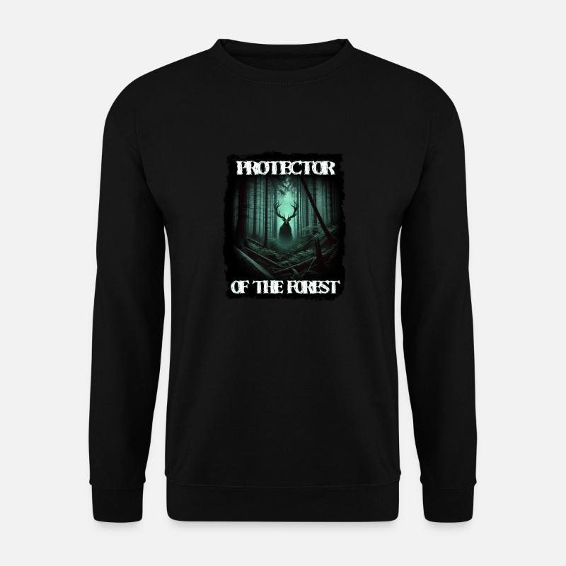 Leshy - slawischer Beschützer des Waldes - Unisex Pullover - Schwarz