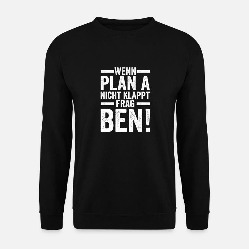 First name Ben - Unisex Sweatshirt - black