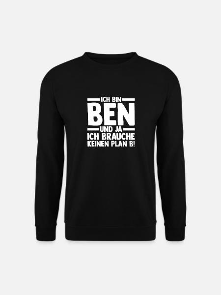 First name Ben - Unisex Sweatshirt - black