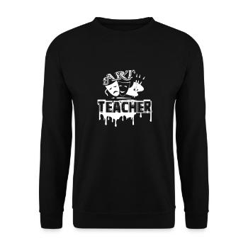 Proud To Be An Art Director - Unisex Sweatshirt - black - Front - Alina (178cm) & Michal (187cm)