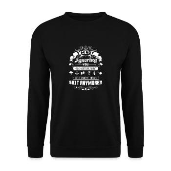 Horticulturist I Am A Horticulturist - Unisex Sweatshirt - black - Front - Alina (178cm) & Michal (187cm)
