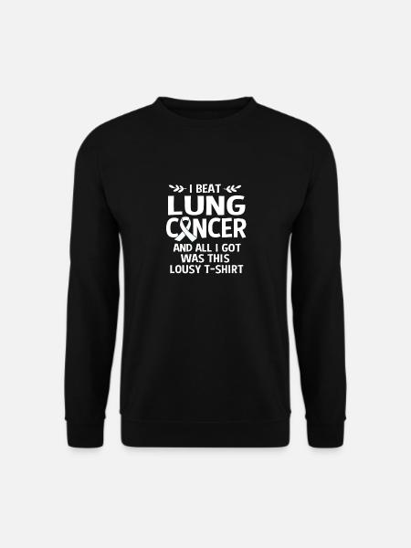 Lung Cancer Survivor Lung - Unisex Sweatshirt - black