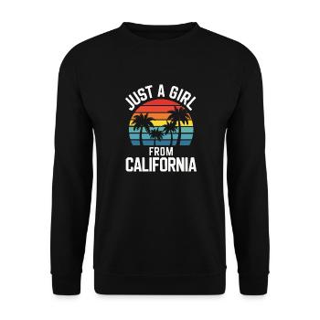 Californie États-Unis Amérique - Sweat-shirt Unisexe - noir - Devant - Alina (178cm) & Michal (187cm)