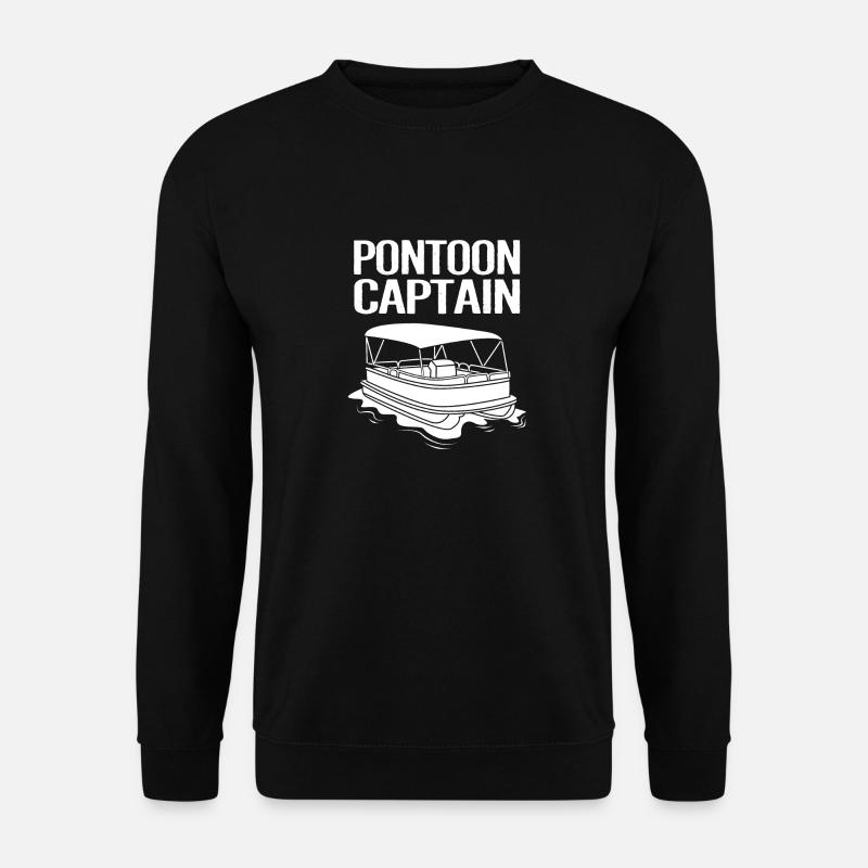 Bateau ponton Bateau Bateaux - Sweat-shirt Unisexe - noir