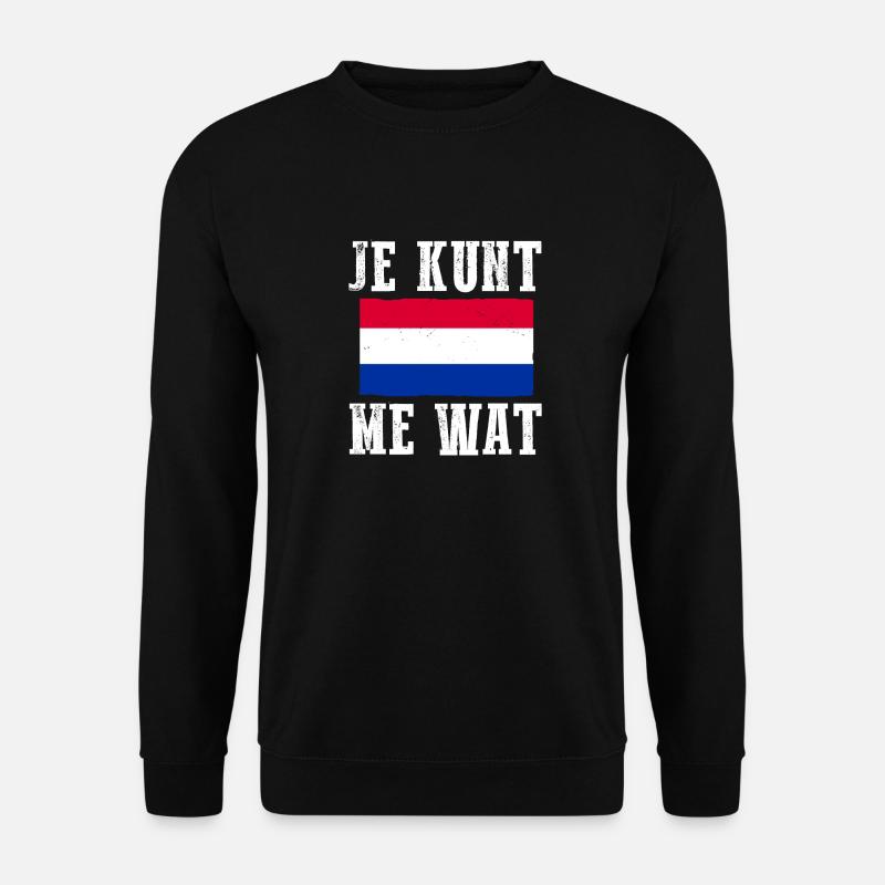 Pays-Bas Pays-Bas - Sweat-shirt Unisexe - noir