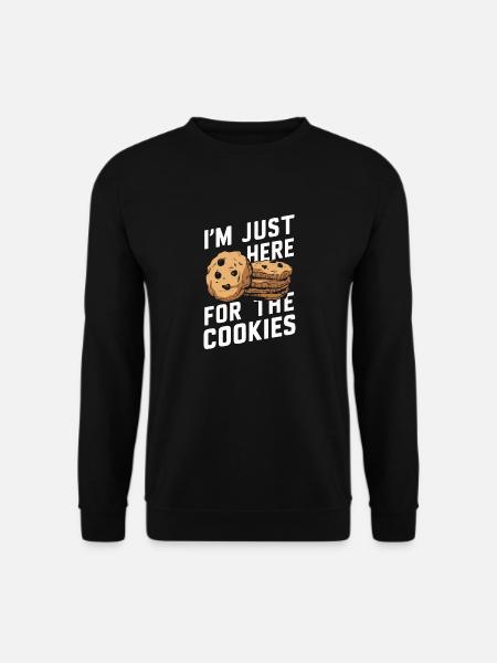 Cookies Cookie Biscuits Biscuits Chocolate - Unisex Sweatshirt - black