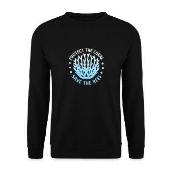 Aquarium Aquarist - Unisex Sweatshirt - black - Front - Alina (178cm) & Michal (187cm)