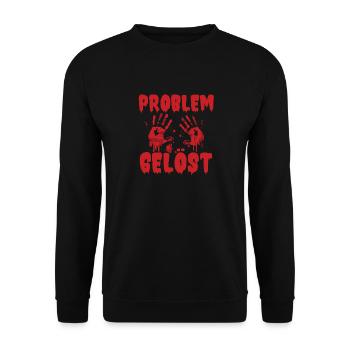 Costume d’Halloween Taché de Sang - Sweat-shirt Unisexe - noir - Devant - Alina (178cm) & Michal (187cm)