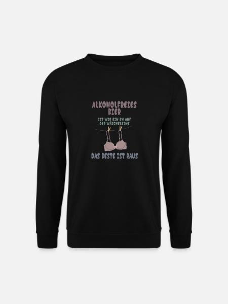 Alkoholfreies Bier - Unisex Pullover - Schwarz