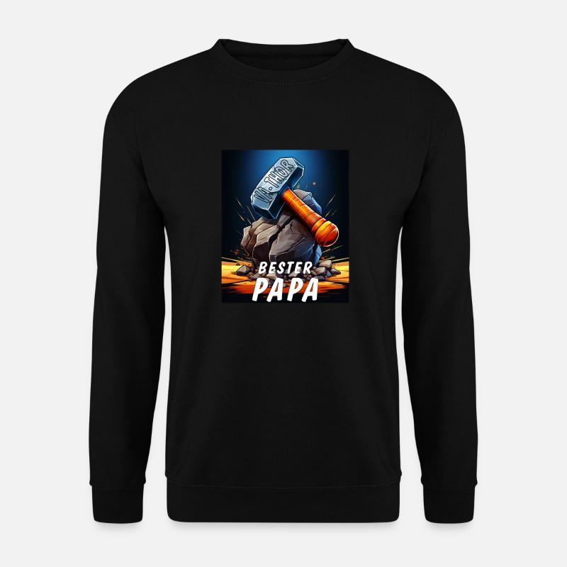 VA-THOR HAMMER BESTER PAPA - Unisex Pullover - Schwarz