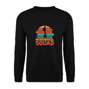 EUC Monoroue - Sweat-shirt Unisexe - noir - Devant - Alina (178cm) & Michal (187cm)