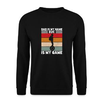 EUC Monoroue - Sweat-shirt Unisexe - noir - Devant - Alina (178cm) & Michal (187cm)