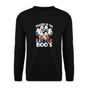 Halloween costume teacher little boos celebrate - Unisex Sweatshirt - black - Front - Alina (178cm) & Michal (187cm)