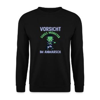 Halloween Costume Halloween - Sweat-shirt Unisexe - noir - Devant - Alina (178cm) & Michal (187cm)