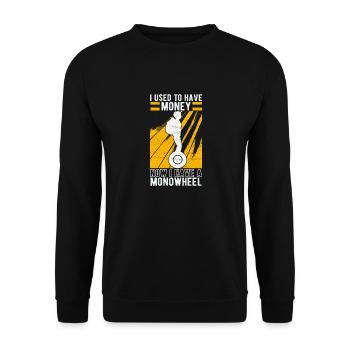EUC Monowheel - Unisex Sweatshirt - black - Front - Alina (178cm) & Michal (187cm)