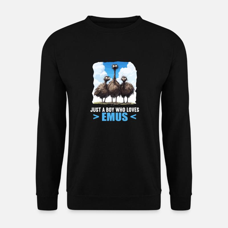Emus Emu - Sweat-shirt Unisexe - noir