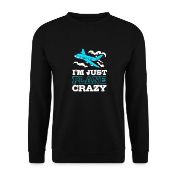 Air traffic controller - Unisex Sweatshirt - black - Front - Alina (178cm) & Michal (187cm)