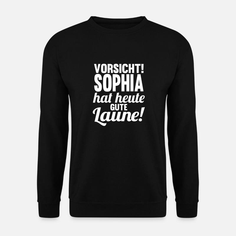 First name Sophia - Unisex Sweatshirt - black