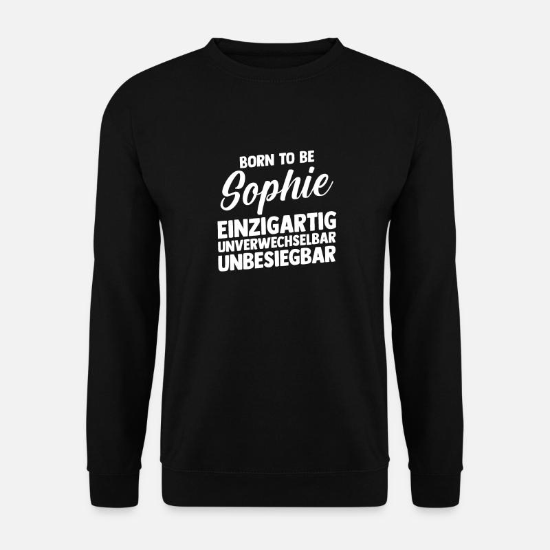 First name Sophie - Unisex Sweatshirt - black