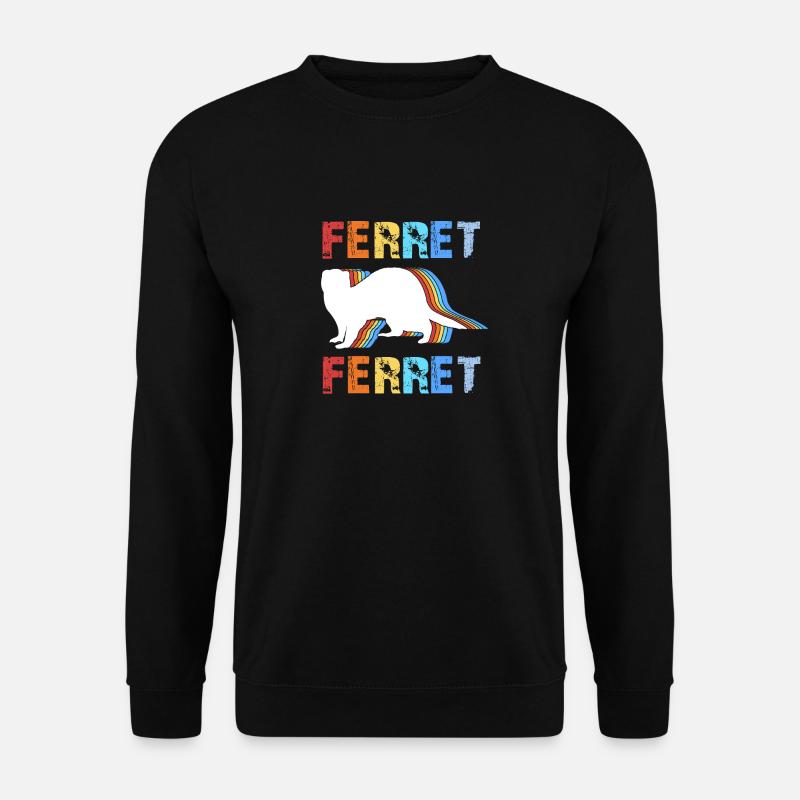 Frettchen - Unisex Pullover - Schwarz