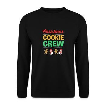 bonhomme en pain d’épice Coeur en pain d’épice Snacking en pain d’épice - Sweat-shirt Unisexe - noir - Devant - Alina (178cm) & Michal (187cm)
