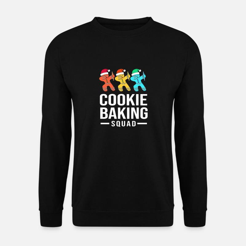 Lebkuchenmann Lebkuchenherz Lebkuchen Naschen - Unisex Pullover - Schwarz