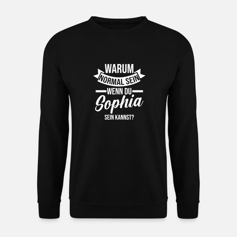 First name Sophia - Unisex Sweatshirt - black
