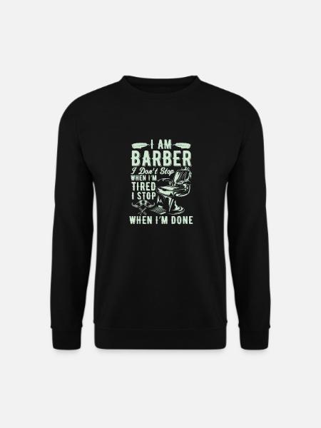 Barber Haircutter - Unisex Sweatshirt - black