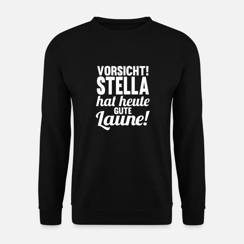 First name Stella - Unisex Sweatshirt - black