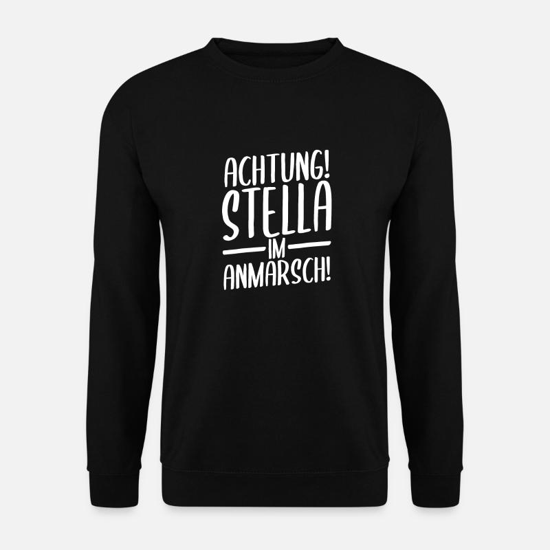 Vorname Stella - Unisex Pullover - Schwarz