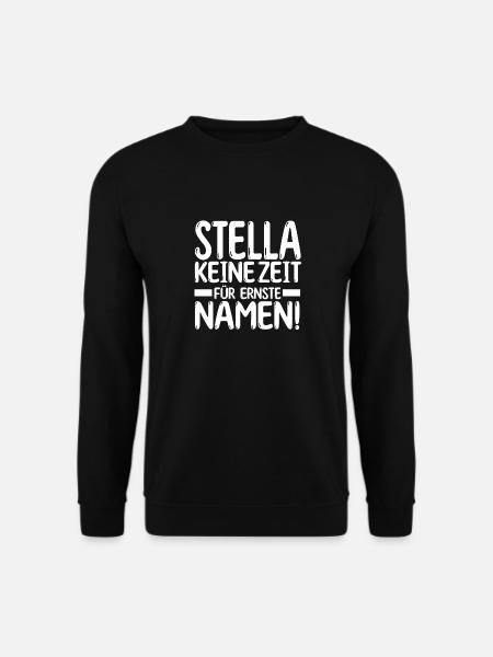 First name Stella - Unisex Sweatshirt - black