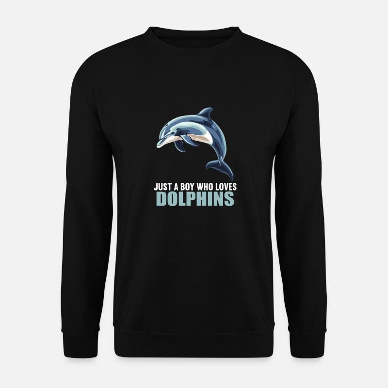 Dolphin Dolphins Dolphin - Unisex Sweatshirt - black