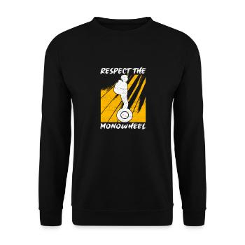 EUC Monoroue - Sweat-shirt Unisexe - noir - Devant - Alina (178cm) & Michal (187cm)
