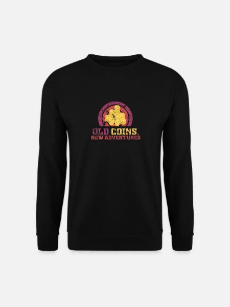Old Coins New Adventures Numismatics - Unisex Sweatshirt - black