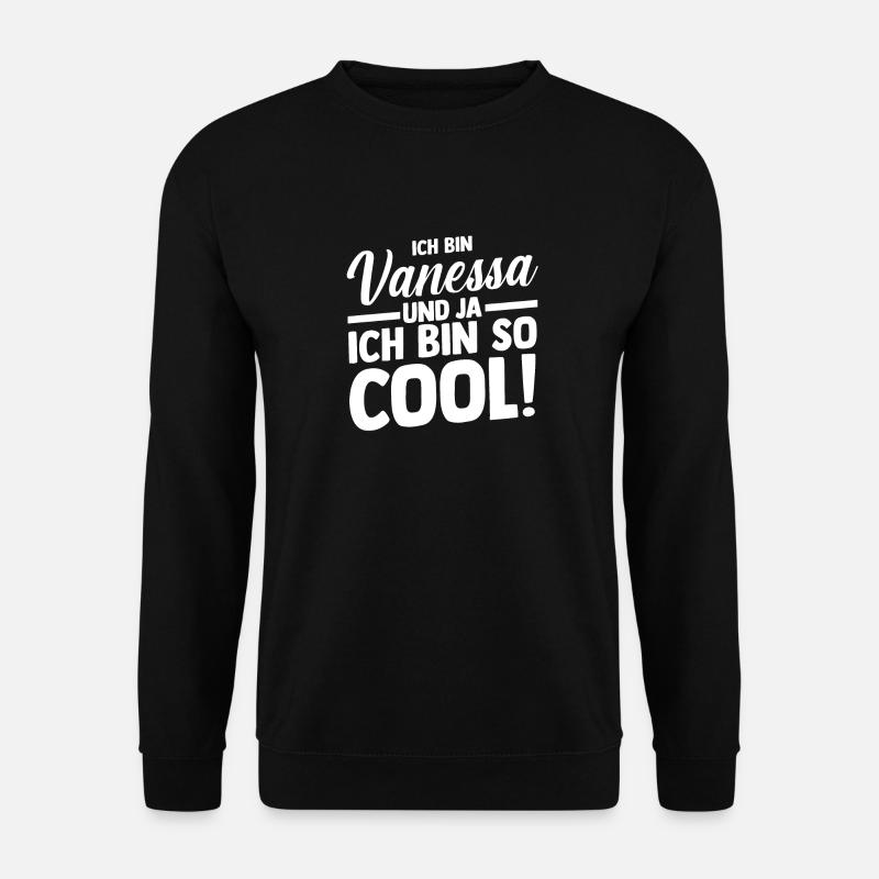 First name Vanessa - Unisex Sweatshirt - black