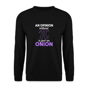 Onion - Unisex Sweatshirt - black - Front - Alina (178cm) & Michal (187cm)