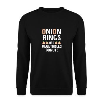 Onion - Unisex Sweatshirt - black - Front - Alina (178cm) & Michal (187cm)