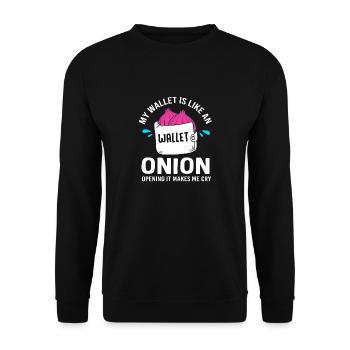 Onion - Unisex Sweatshirt - black - Front - Alina (178cm) & Michal (187cm)