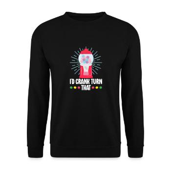 Machine à chewing-gum Machine à chewing-gum - Sweat-shirt Unisexe - noir - Devant - Alina (178cm) & Michal (187cm)