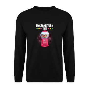 Machine à chewing-gum Machine à chewing-gum - Sweat-shirt Unisexe - noir - Devant - Alina (178cm) & Michal (187cm)