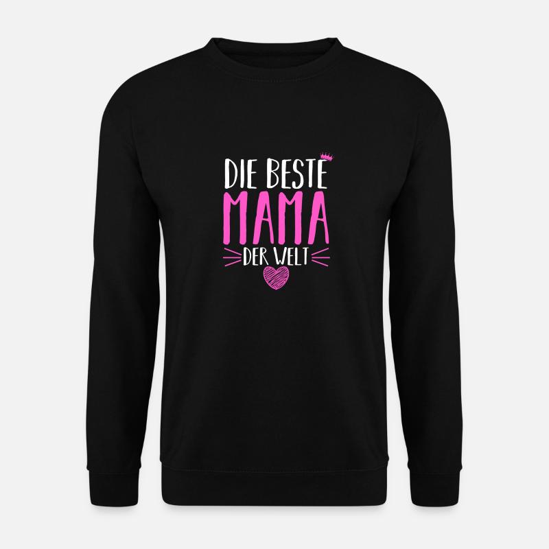 Beste Mama Der Welt - Unisex Pullover - Schwarz