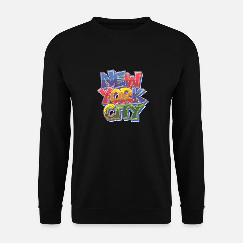 New York City Graffiti - Unisex Pullover - Schwarz
