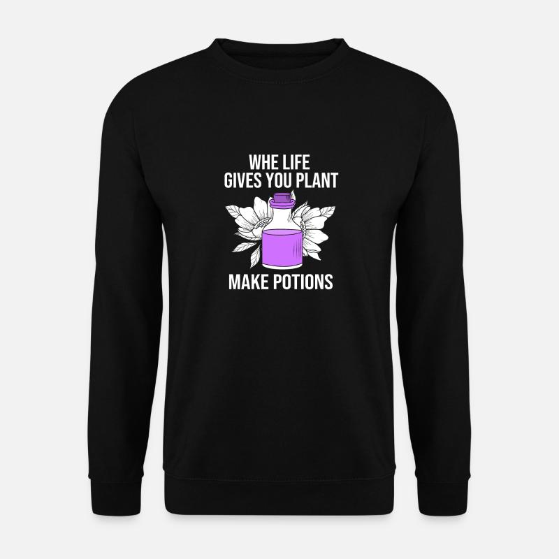 Ätherisches Öl - Unisex Pullover - Schwarz