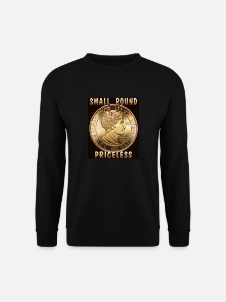 COIN SMALL ROUND PRICELESS - Unisex Sweatshirt - black