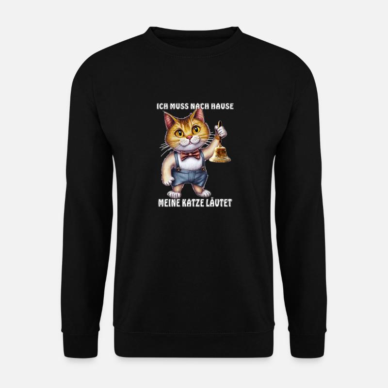 MES BAGUES DE CHAT - Sweat-shirt Unisexe - noir