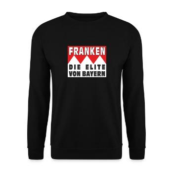 LA FRANCONIE L’ÉLITE DE LA BAVIÈRE - Sweat-shirt Unisexe - noir - Devant - Alina (178cm) & Michal (187cm)