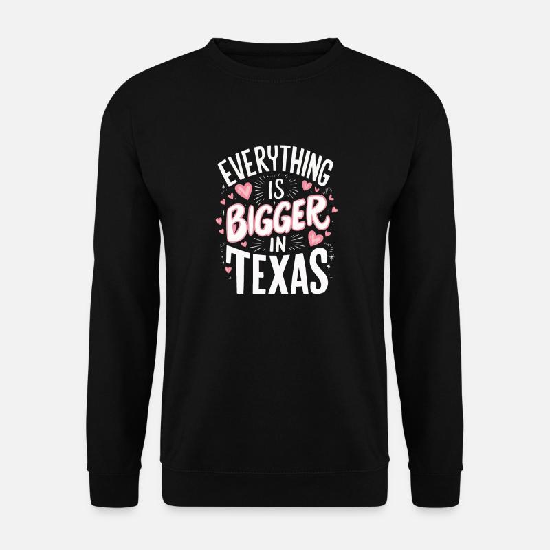 État du Texas Texans Texas - Sweat-shirt Unisexe - noir