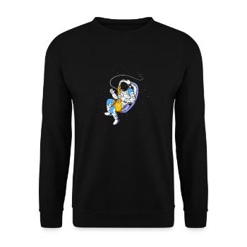 Saxophoniste saxophoniste - Sweat-shirt Unisexe - noir - Devant - Alina (178cm) & Michal (187cm)