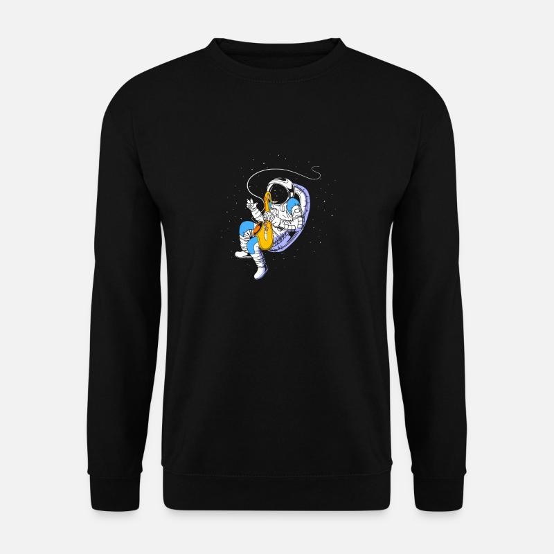 Saxophon Saxophonist - Unisex Pullover - Schwarz
